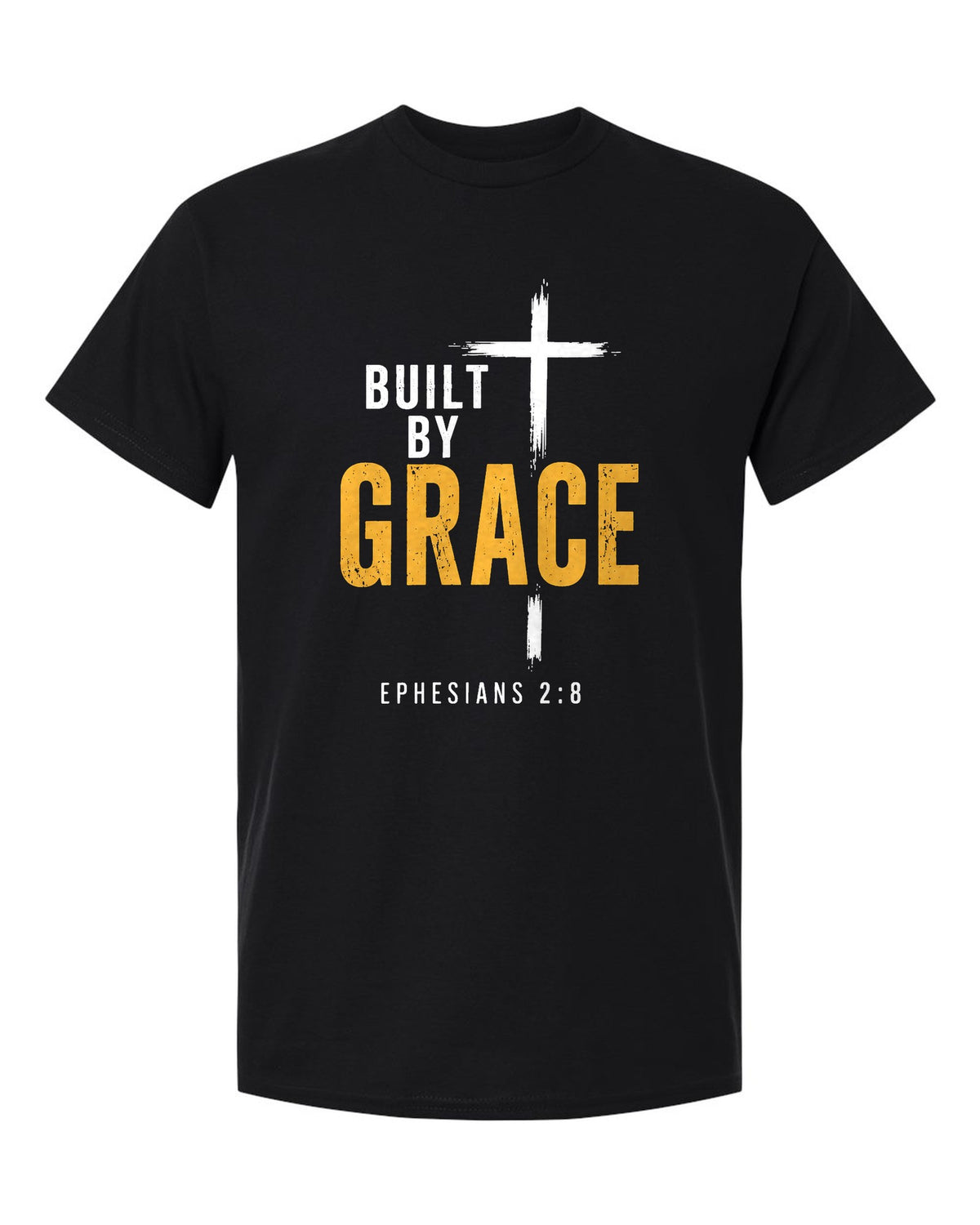 Built By Grace tee in black