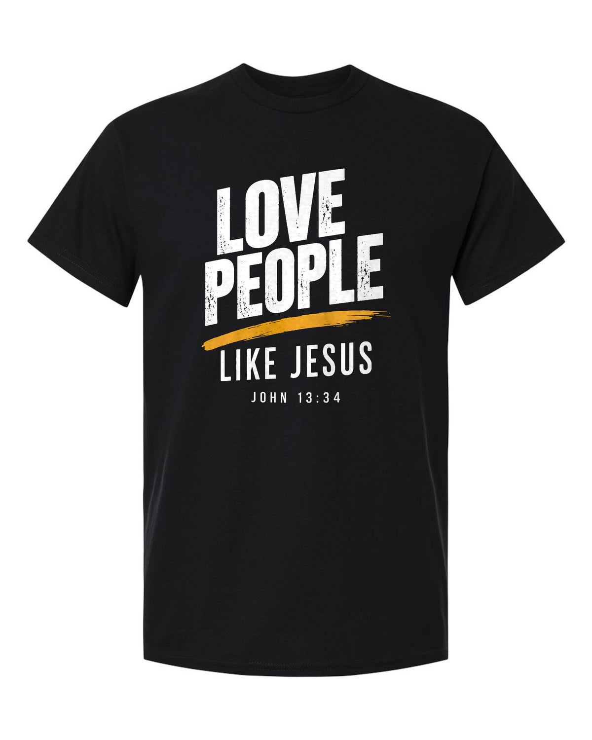 Love People Like Jesus tee in black