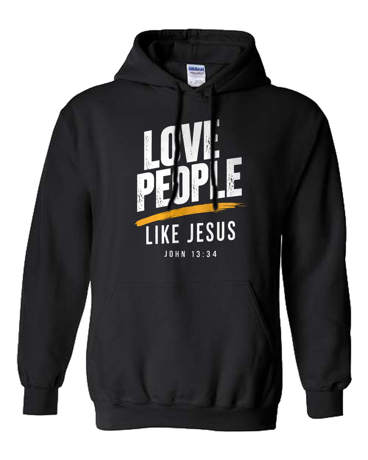 Love People Like Jesus hoodie in black