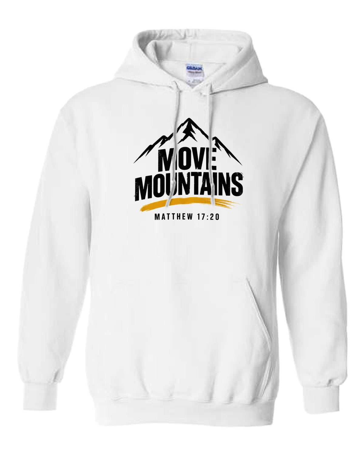 Move Mountains hoodie in white