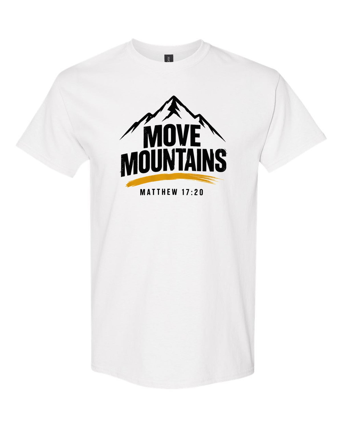 Move Mountains tee in white