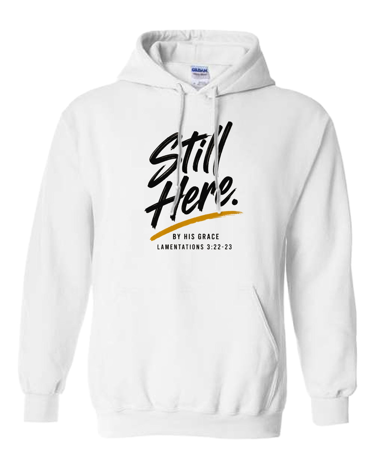 Still Here hoodie in white